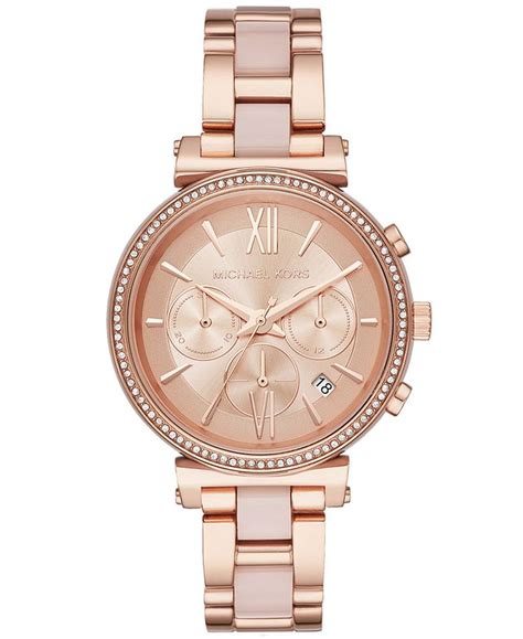 michael kors sofie bracelet watch macys|Michael Kors Women's Chronograph Sofie Two.